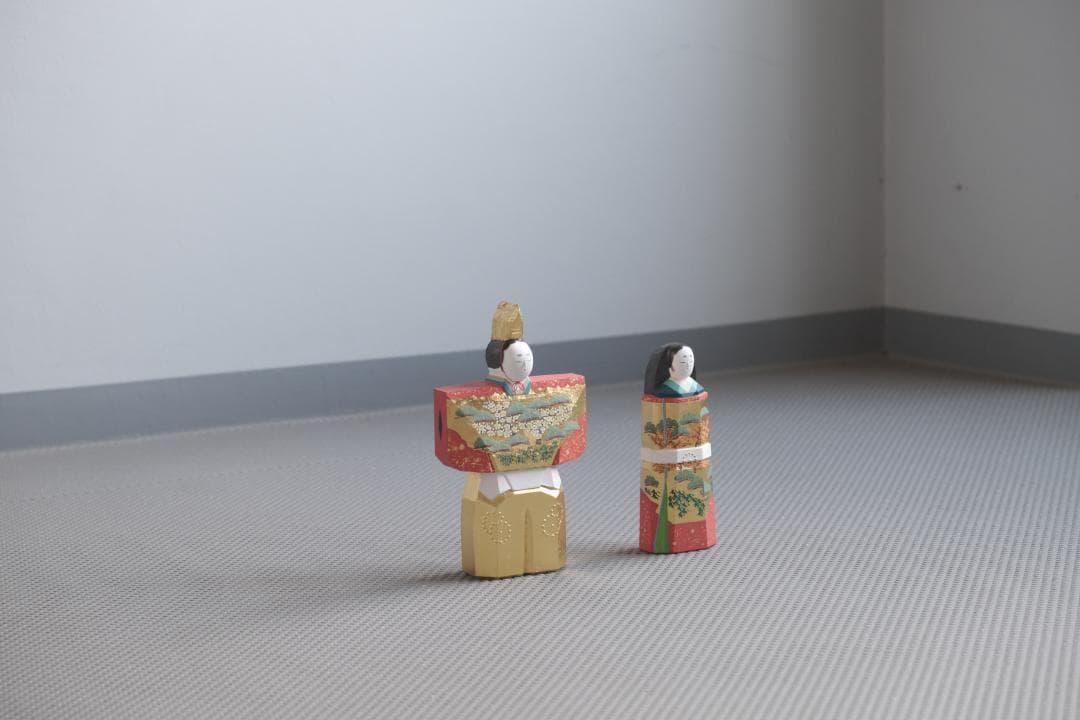 一刀彫 立雛（6号）大矢由造 作｜誠美堂・大人のための雛人形