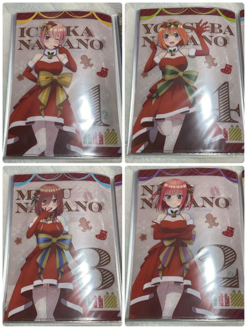 五等分の花嫁　クリアファイル　まとめ売り