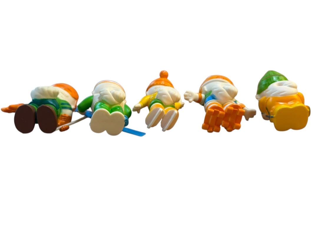 三和銀行 サンワくん 貯金箱 5体セット 昭和レトロ ノベルティ ソフビ