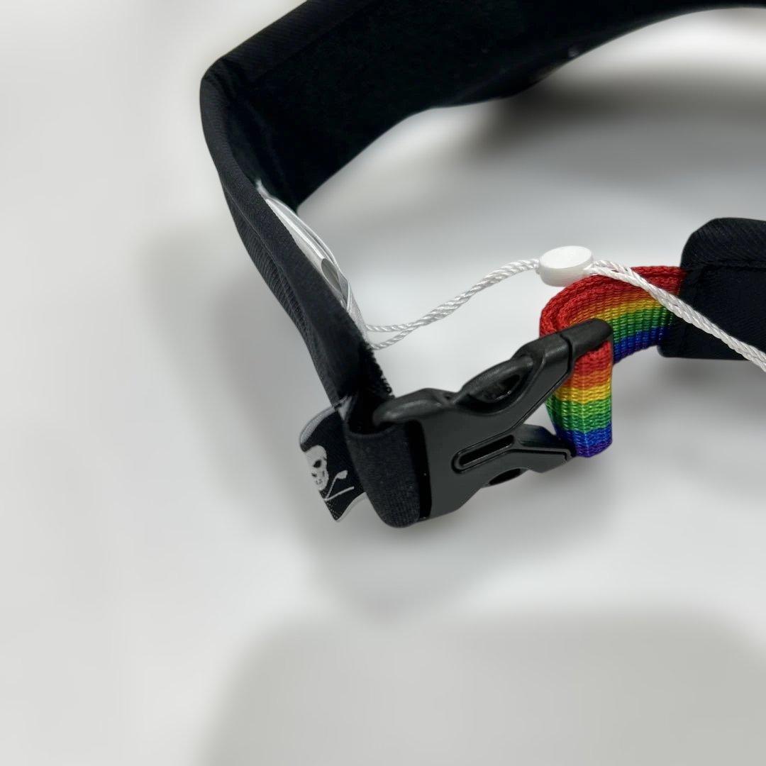 新品❤️MARK&LONA ブラックバイザー カラフル刺繍