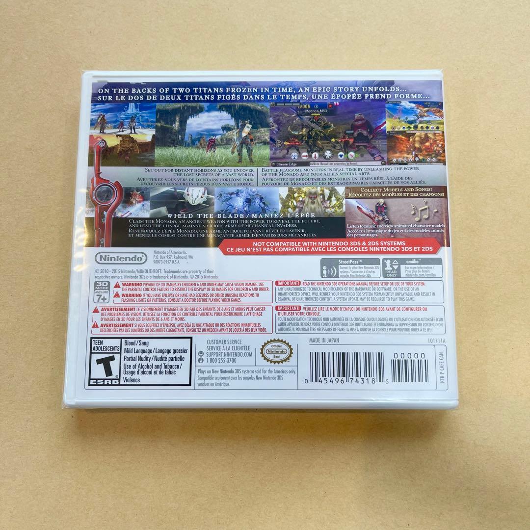 新品未使用 new 3DS Xenoblade Chronicles 3D北米版