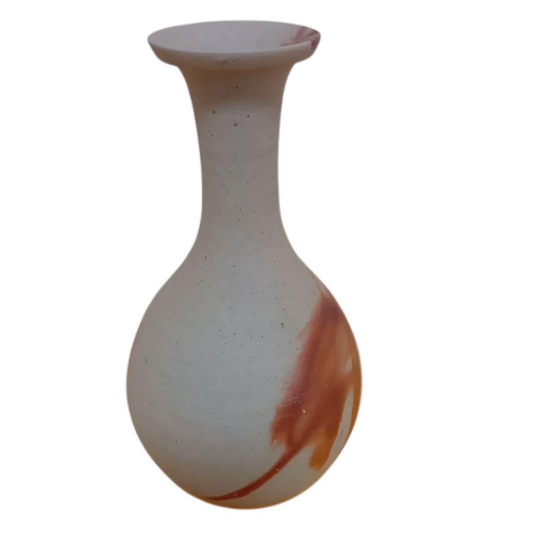 備前焼 備前造 緋襷鶴首花入 茶道 茶道具 花瓶 花器 茶室 華道 華道具