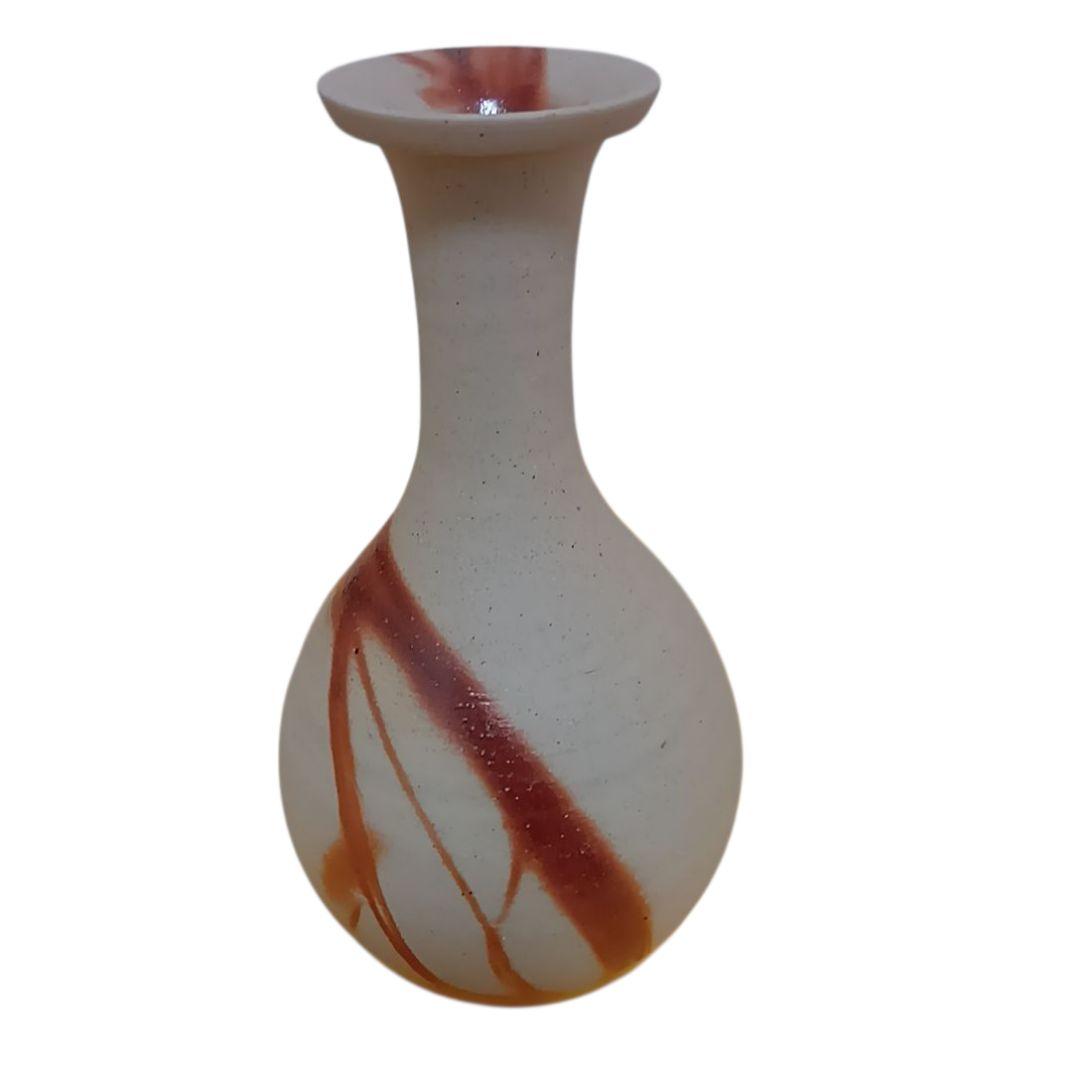 備前焼 備前造 緋襷鶴首花入 茶道 茶道具 花瓶 花器 茶室 華道 華道具