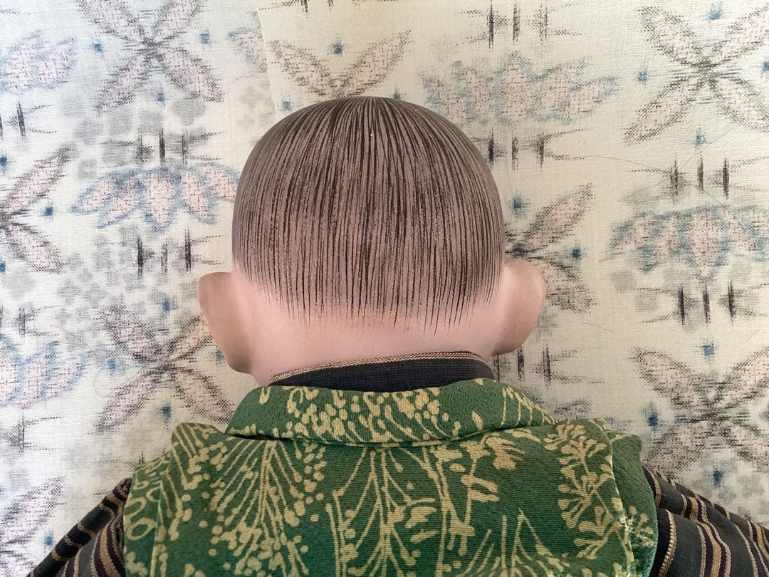 市松人形 松菊　竹取物語　抱き人形　アンティークドール　ビスクドール　40cm