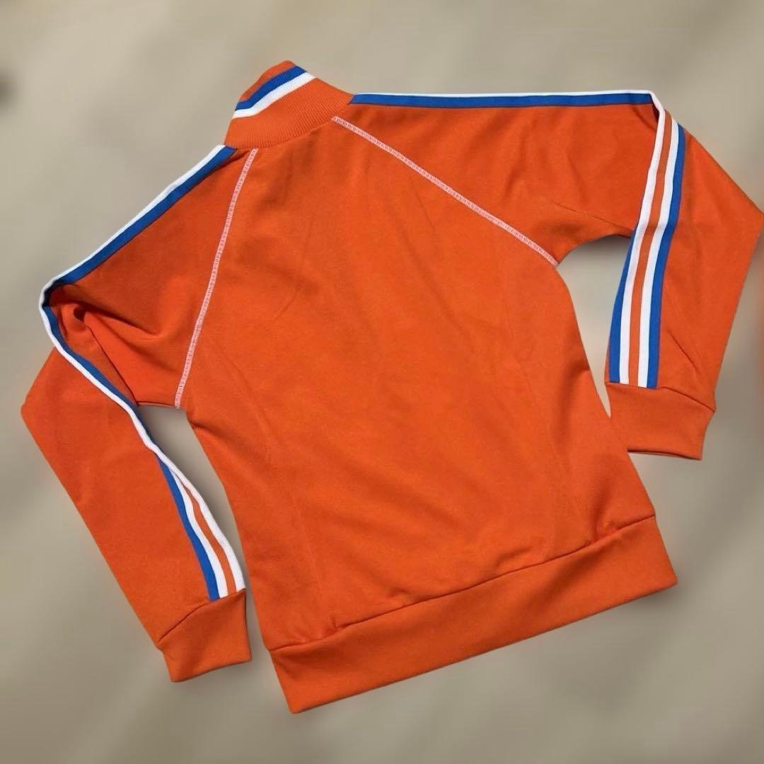 adidas ジャージセットアップ　上下　オレンジ　レディースSサイズ【未使用】