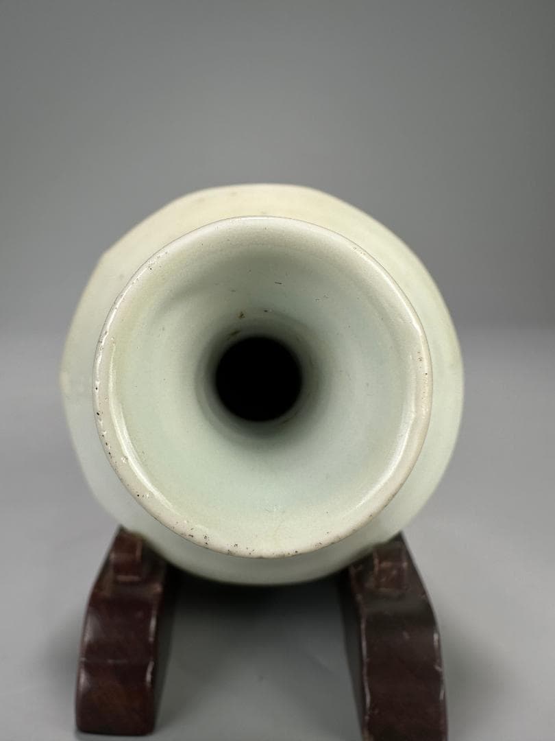 日本美術　古伊万里　白磁　面取徳利　李朝風　時代花瓶　美品　朝鮮半島古美術