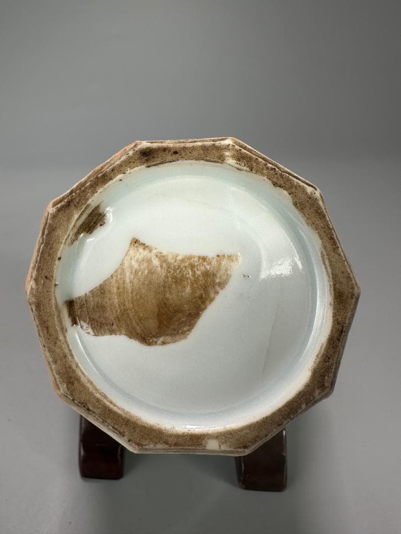 日本美術　古伊万里　白磁　面取徳利　李朝風　時代花瓶　美品　朝鮮半島古美術