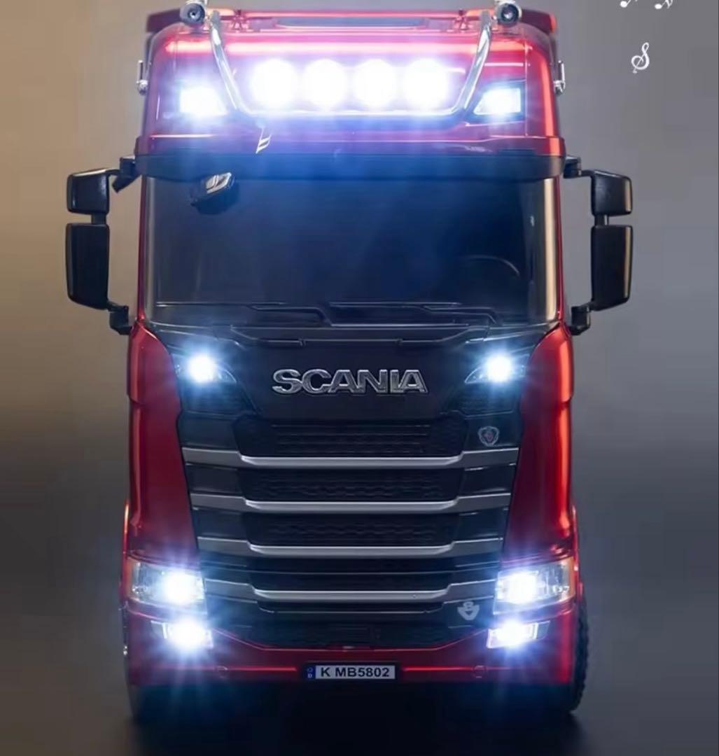 k*a様 スカニア　R770 ラジコン　トラック 1/18 19ch ヘッド　台