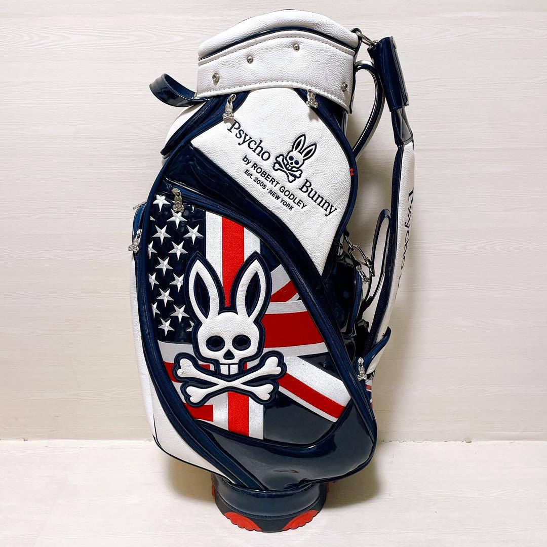 良品 サイコバニー キャディバッグ アングロアメリカン 9型 5分割