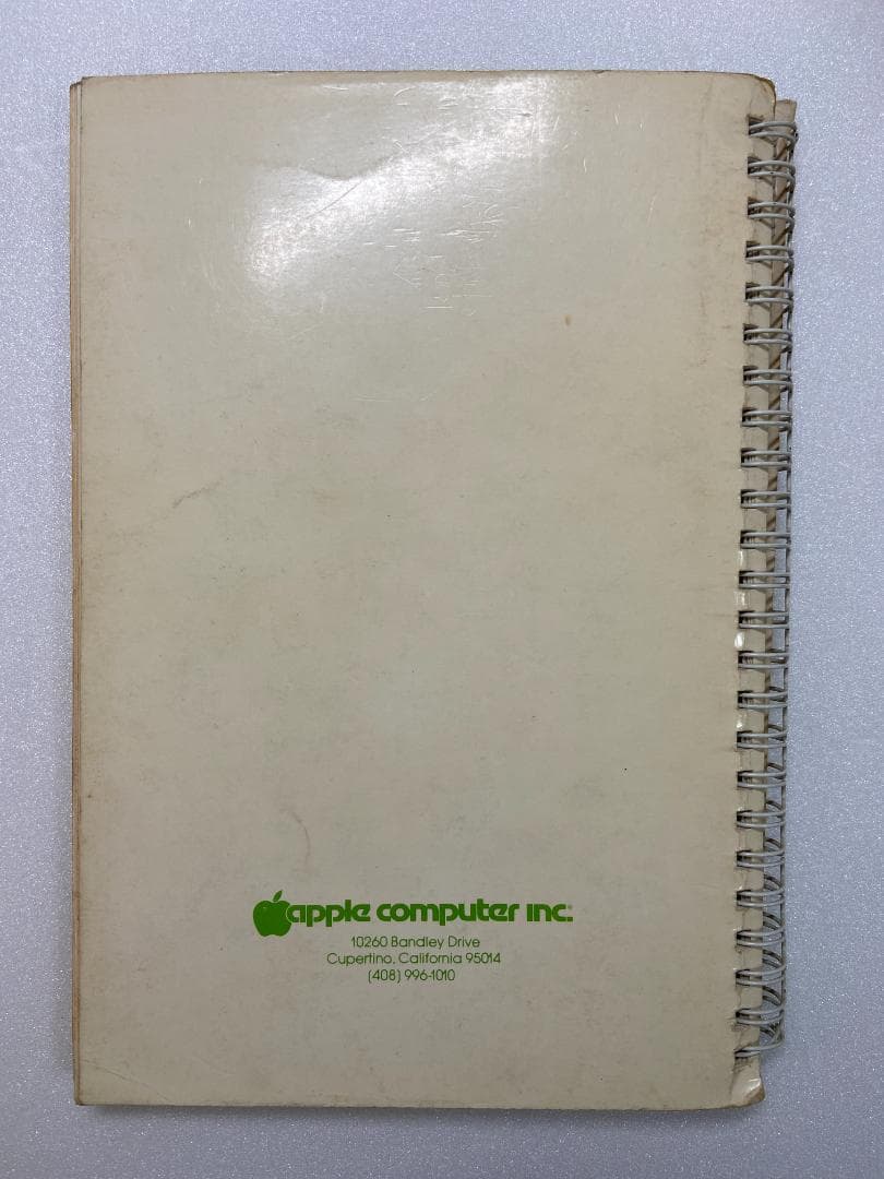 AppleII APPLESOFT II Manual 英語版 （中古,当時物）