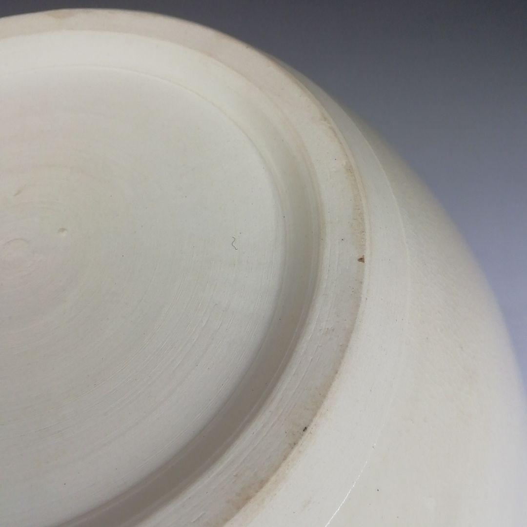 Ｔ９８４　水指　『仁清　地紙四季草花絵』『菱形　水指』『山川巖 造』共箱　茶道具