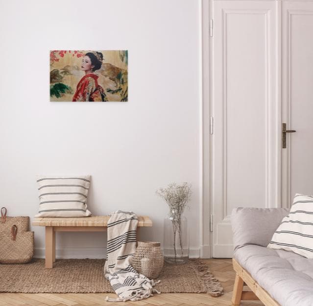 人物画#17 女性の肖像 油彩画 M25号 油絵