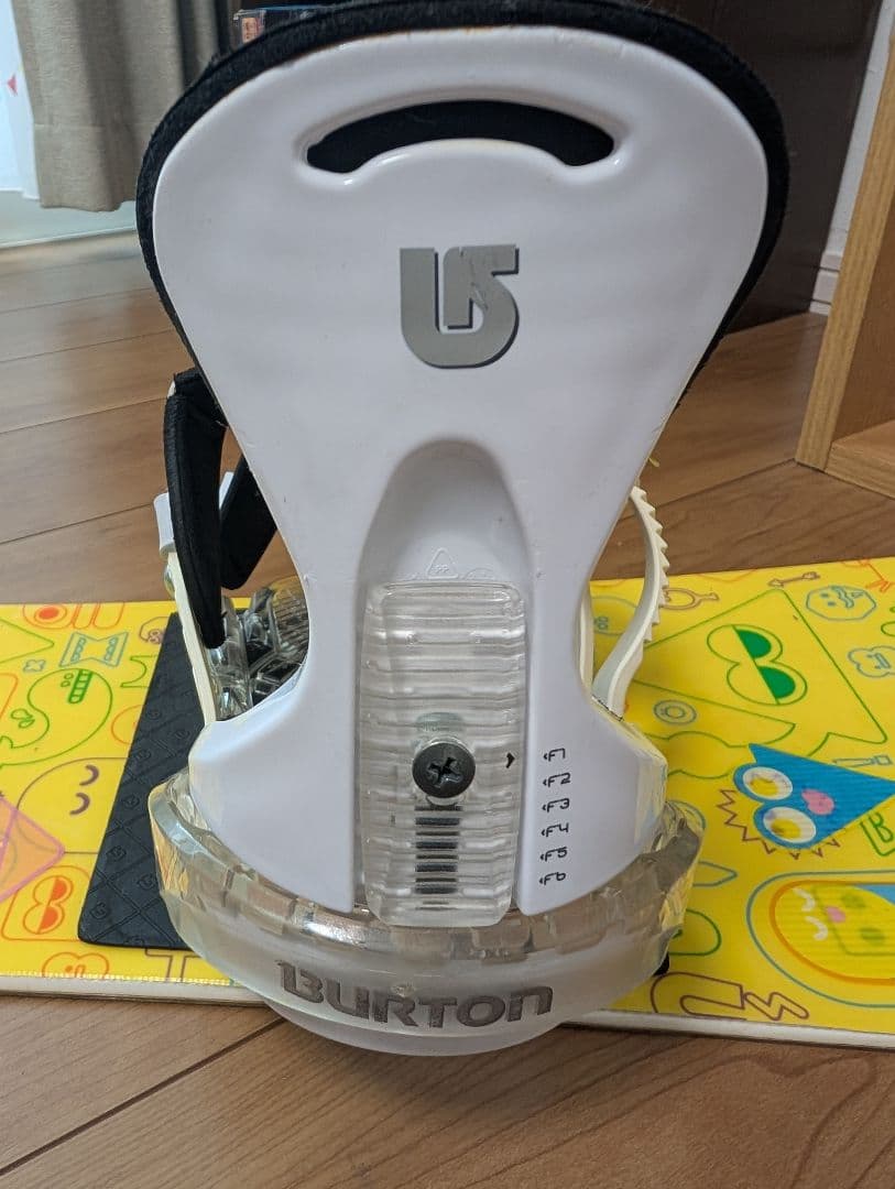 【美品】BURTON キッズ　スノーボード&バインディングセット 100cm