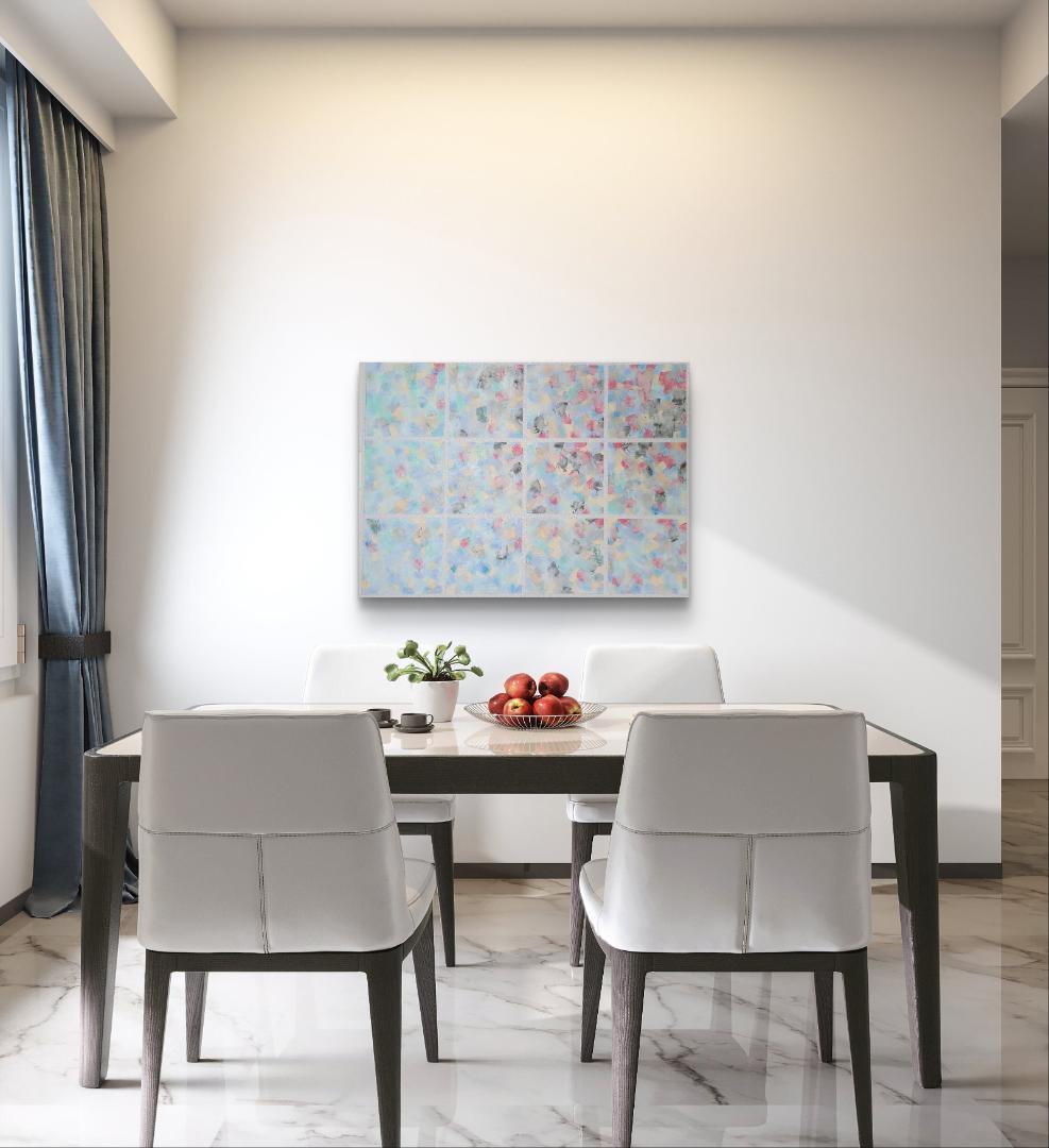 純情可憐 / 抽象画 キャンバス 90×65㎝ 原画のみ モダン アートパネル