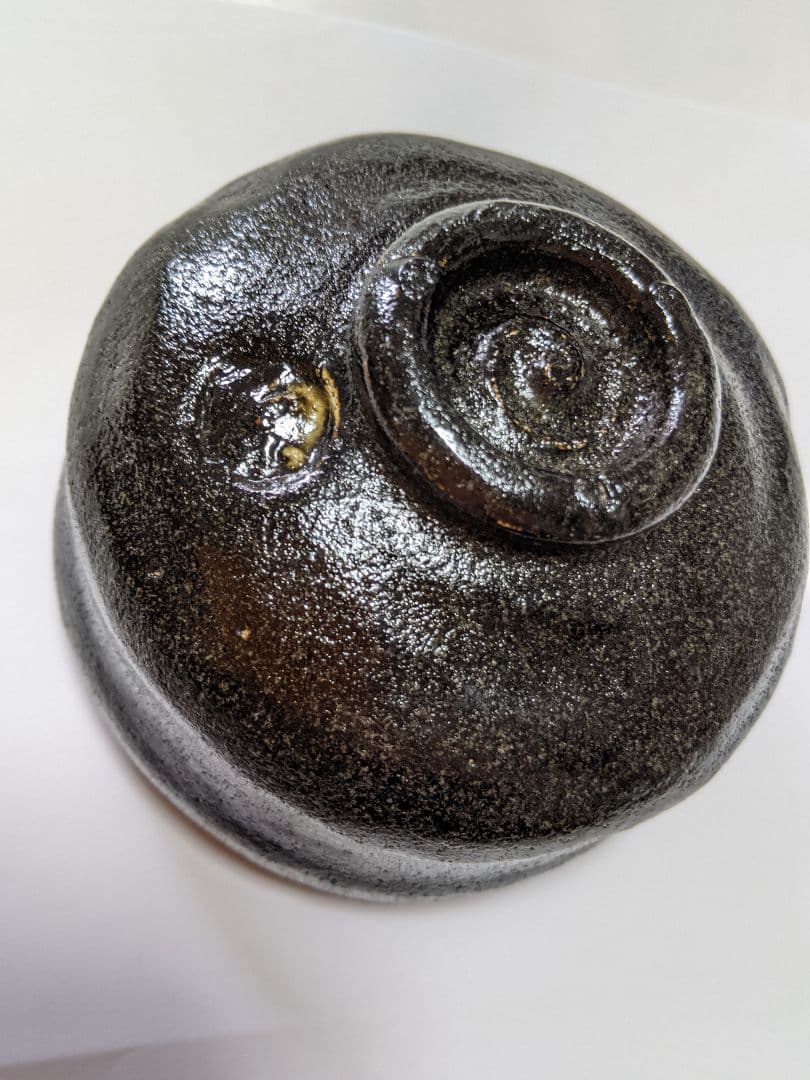 骨董品　抹茶茶碗　黒楽　茶道具