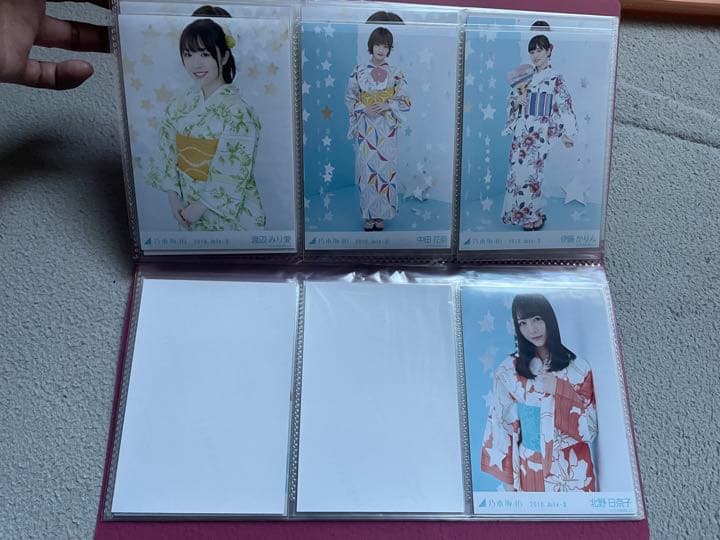 乃木坂46 生写真　2018浴衣　バラ