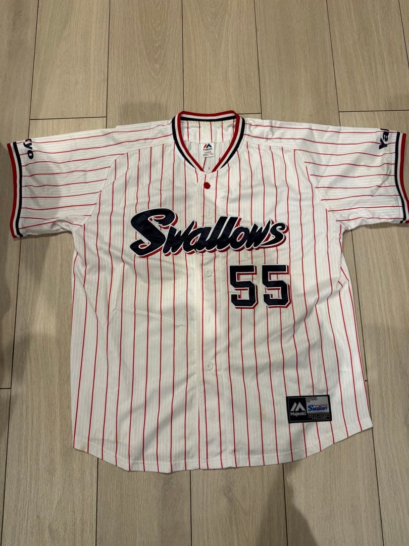 本日限定値下げ‼️村上宗隆選手55 直筆サイン入りユニフォーム