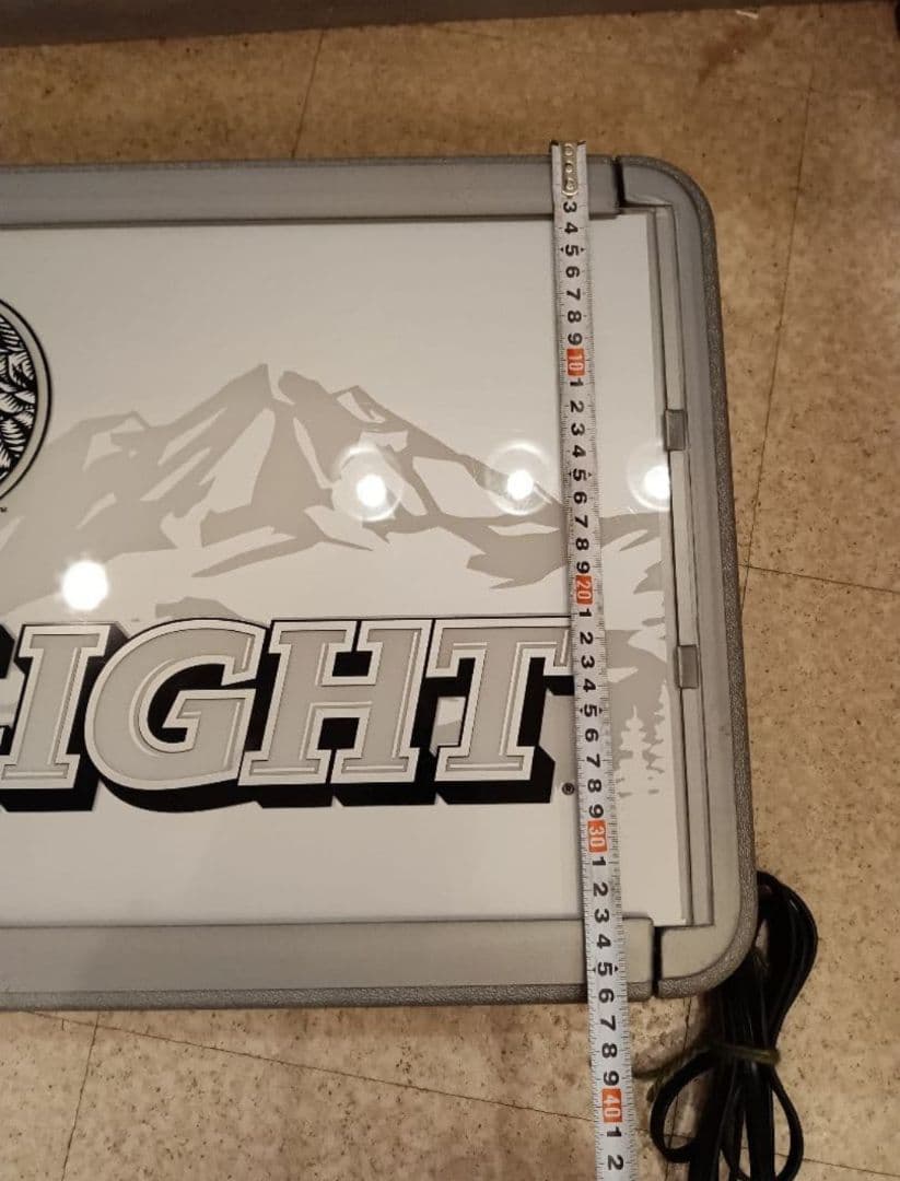 希少　Coors LIGHT 照明　ライトサイン　アメリカンビンテージ
