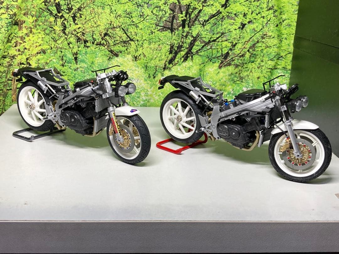 ★タミヤ★VFR750R製作品(2台セット)