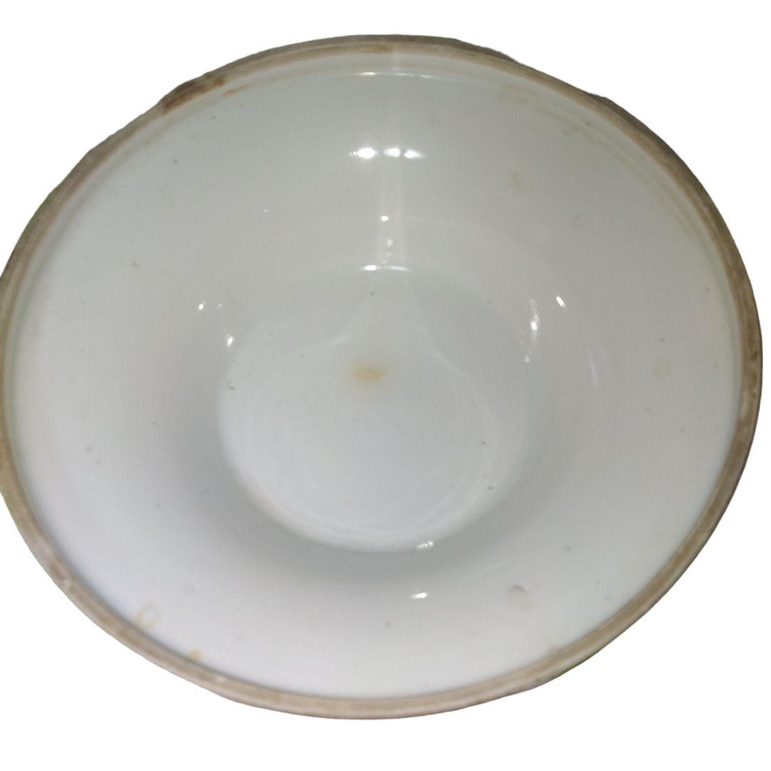 古伊万里焼　大明成化年製　ミジンコ文食籠　18世紀末から19世紀前半　江戸後期