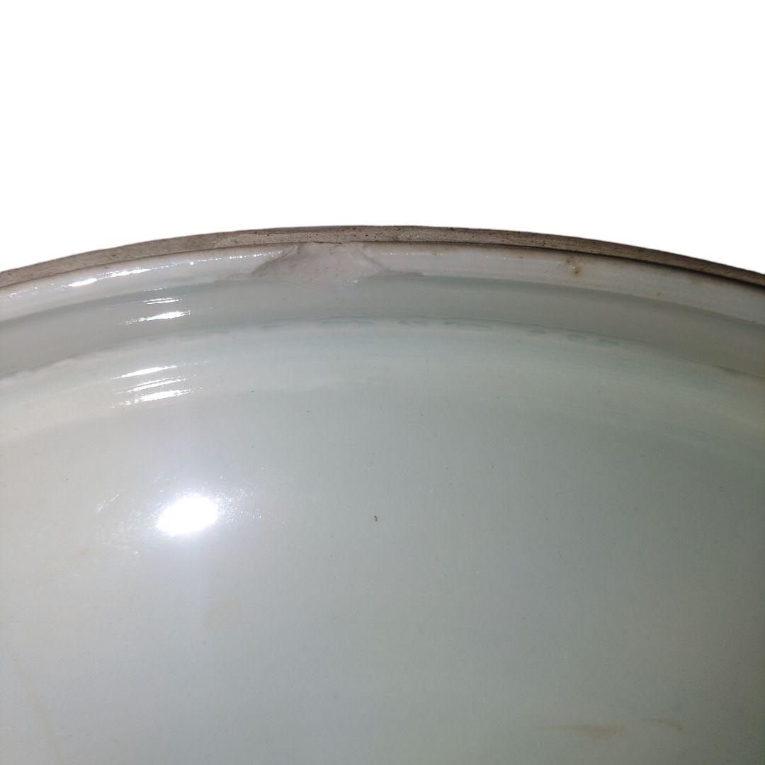 古伊万里焼　大明成化年製　ミジンコ文食籠　18世紀末から19世紀前半　江戸後期