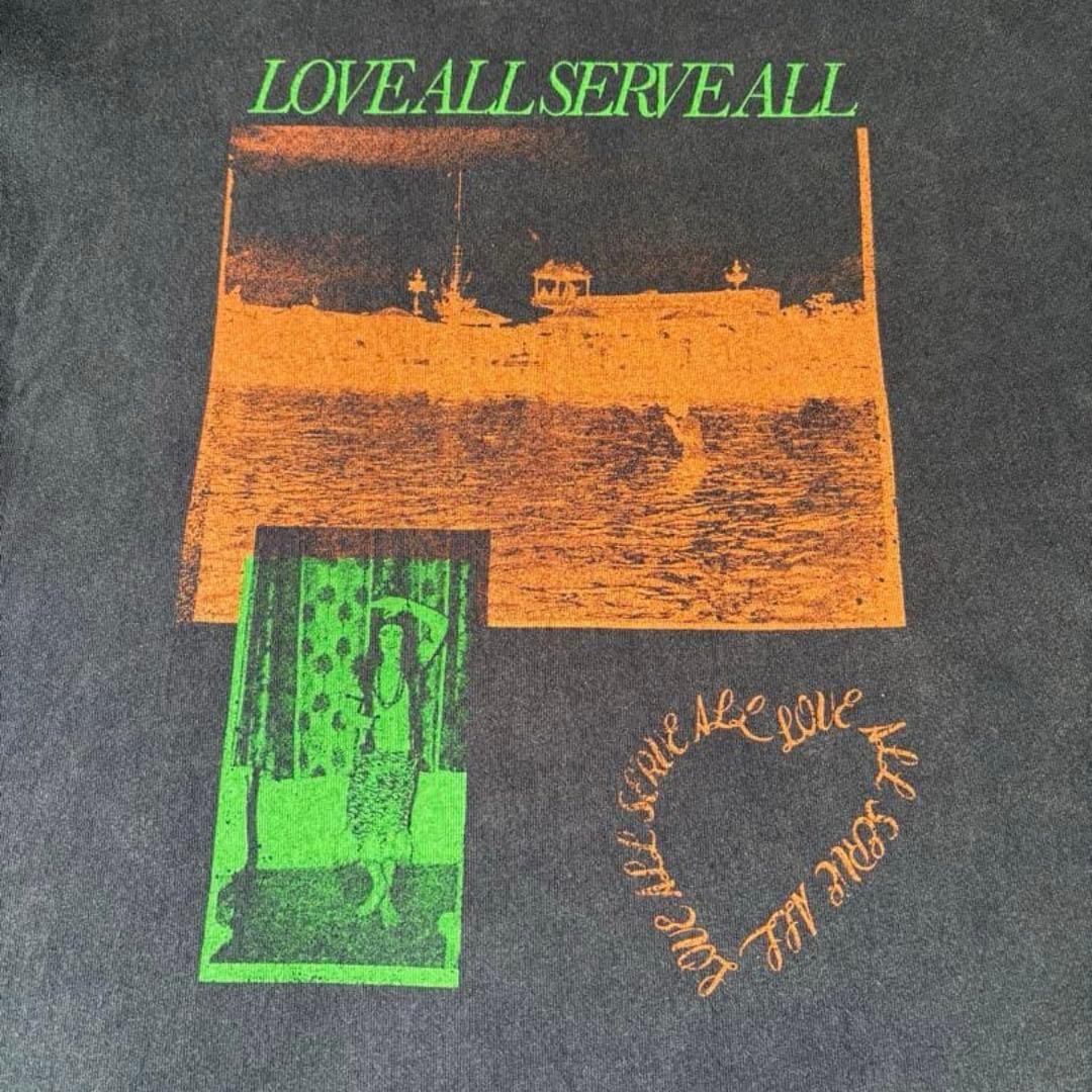 藤井風　LASA ダメージロンT Lサイズ