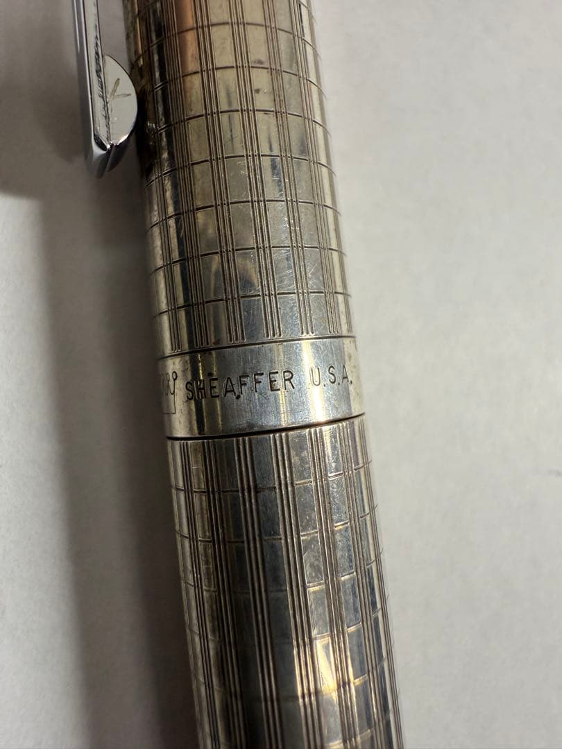 ★高級銀製★SHEAFFERスターリングシルバー製 ビンテージ筆記具 USA製★