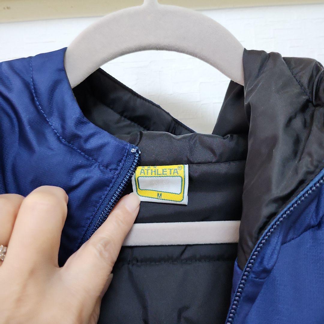 ATHLETA ネイビー ベンチコート M