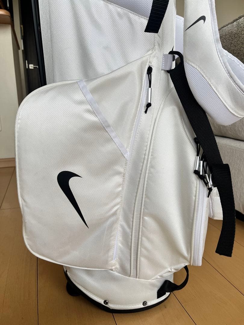 超美品希少ナイキ NIKE スタンド型キャディバッグ　軽量　スポーツライト　白