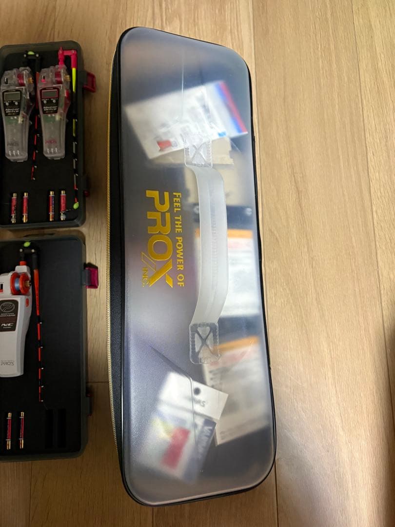 プロックス　ワカサギ釣りセット　リール　穂先　ケース　モータードライブ　PROX