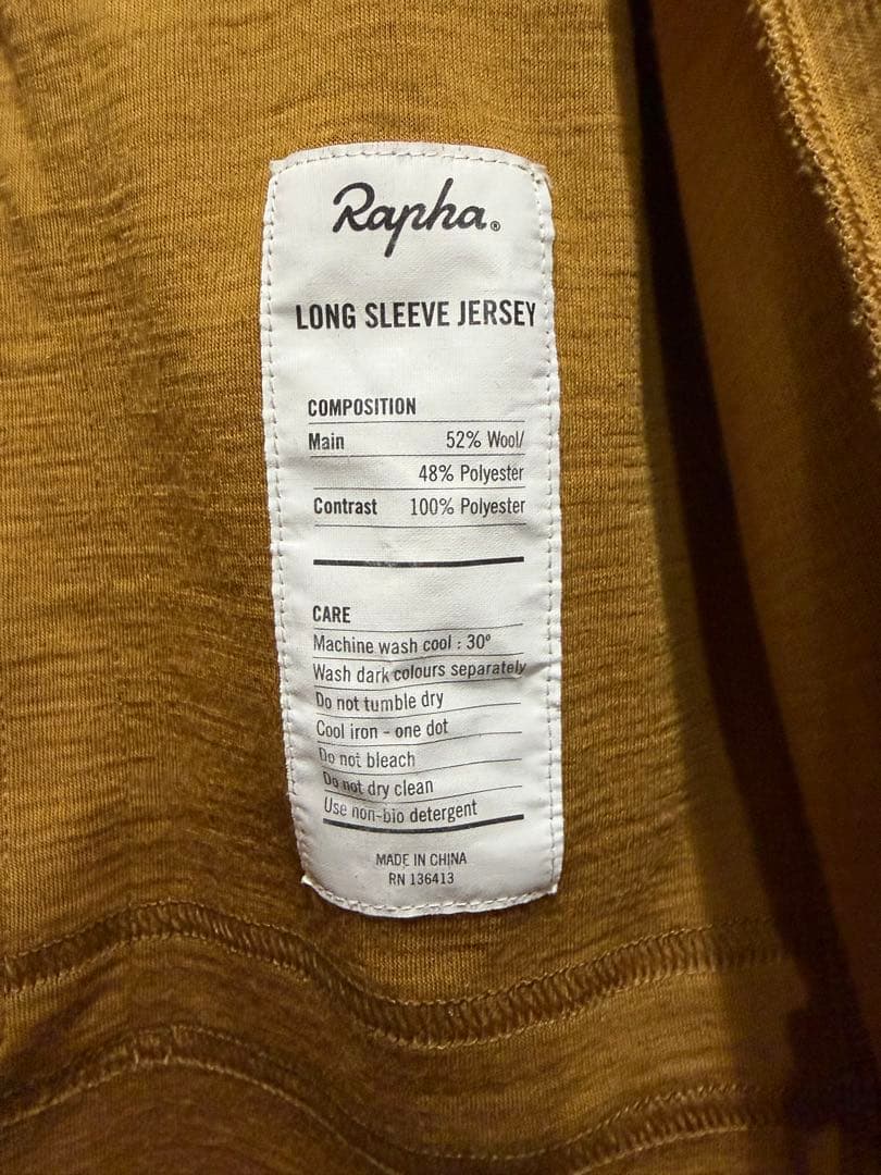 Raphaラファ長袖ジャージ LONG SLEEVE JERSEY XSサイズ