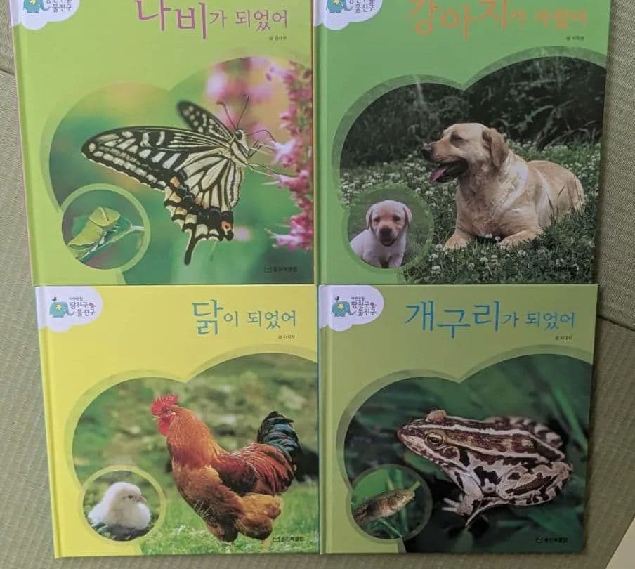 韓国語　幼児向け絵本　自然