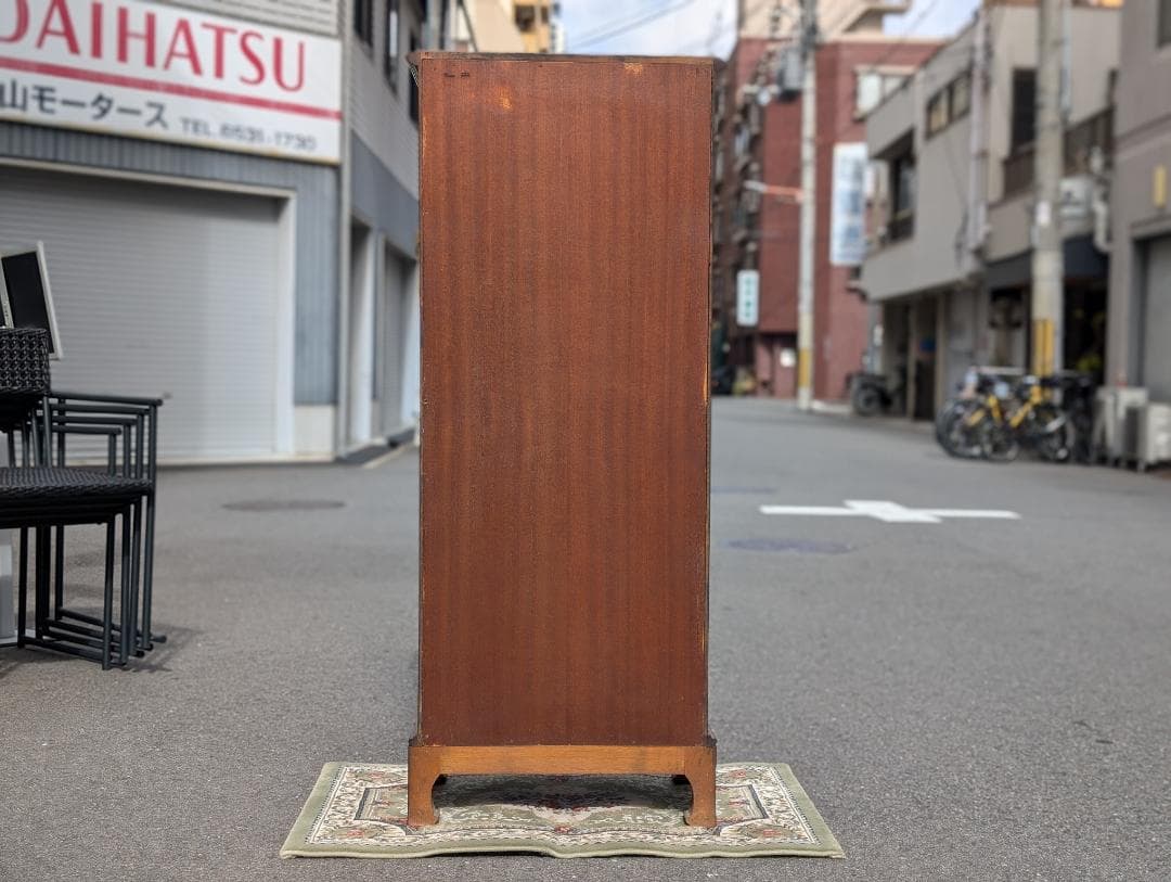 スペイン最高峰☆バロッサバレンティ社／トールチェスト／マホガニー材／IDC大塚