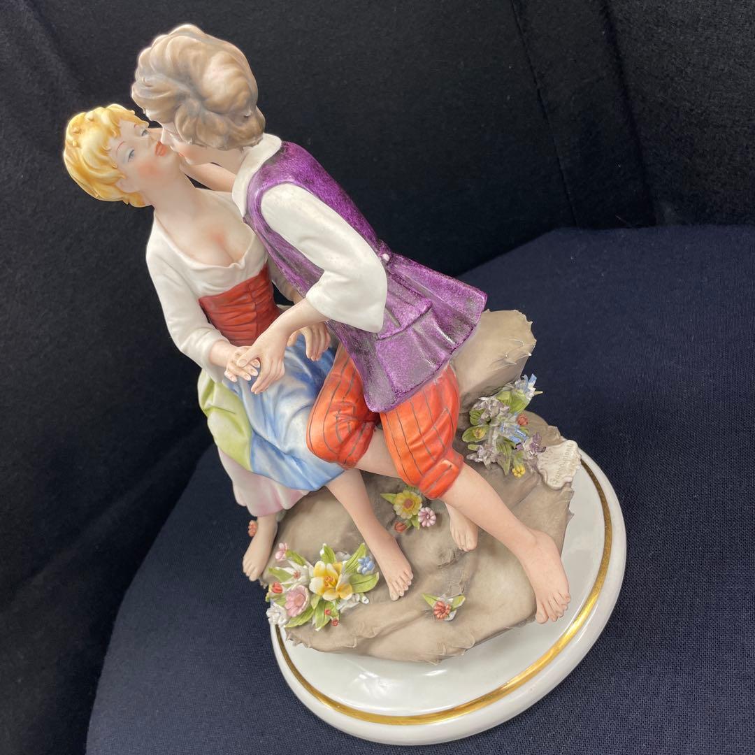 capodimonte marcolin/イタリア製、磁器人形、フィギュリン