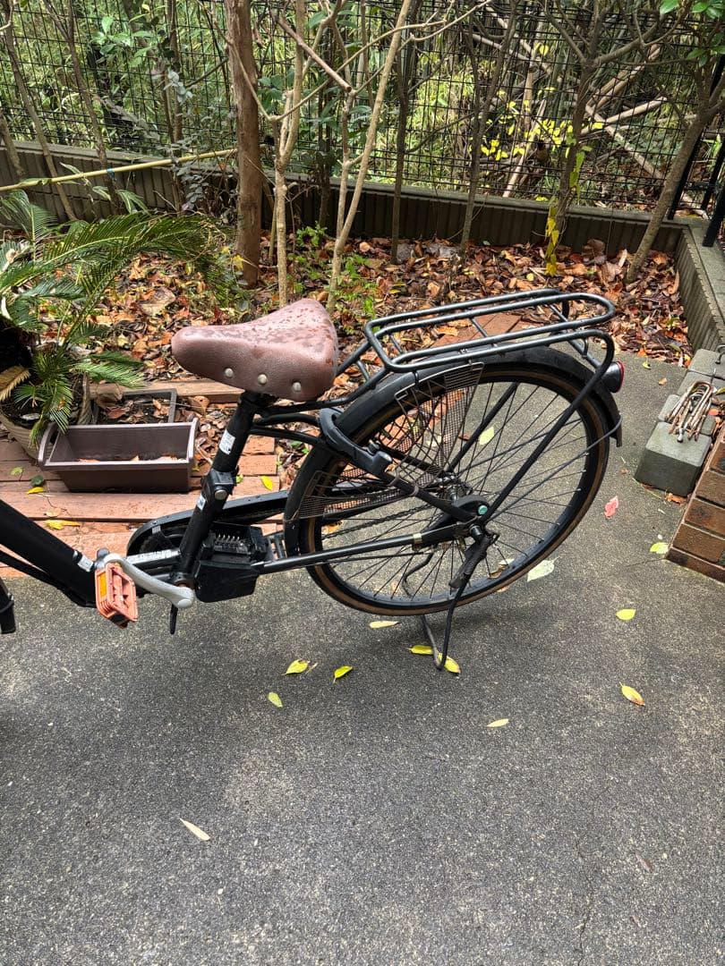 電動アシスト自転車 チャイルドシート付き ブラック