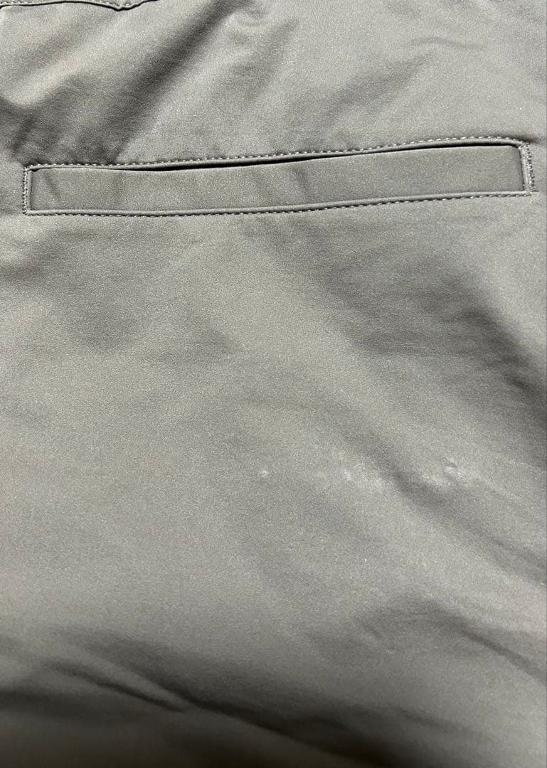 センタープレス調整可能パンツ チョコレートブラウン