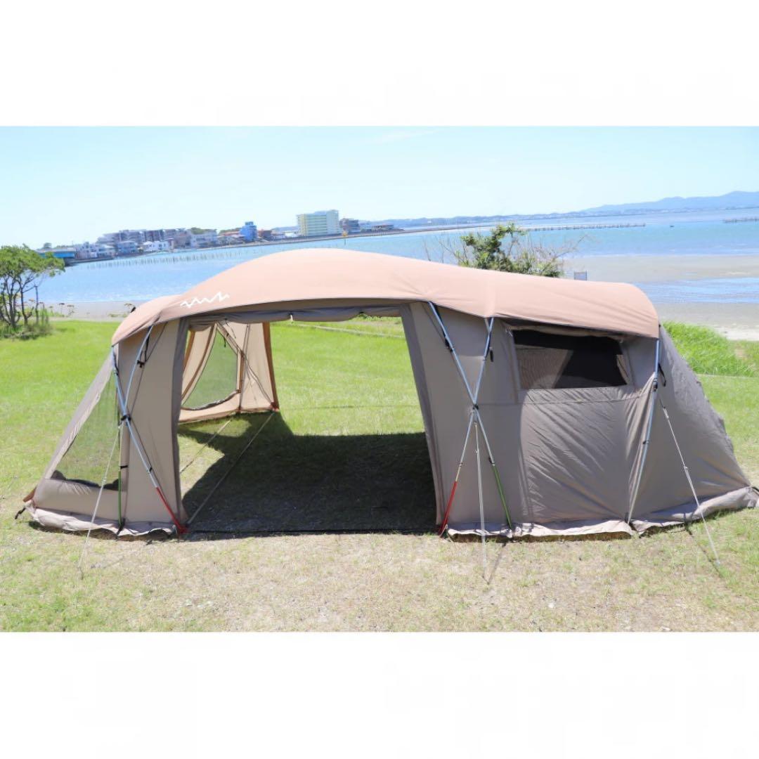 ツールームテント　グランドシート　フロアマット付き