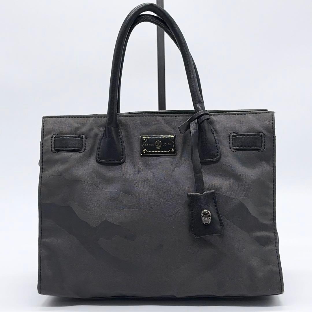 マーク&ロナ カートバック ゴルフ レザー ブラック スカル カモフラ チャーム