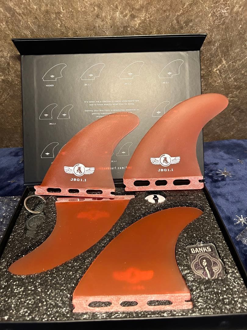 新品価格より大幅off ‼️Jim Banks Fins QUAD