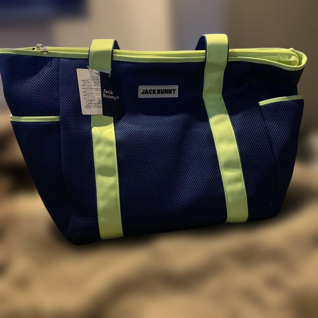 JACKBUNNY メッシュトートバッグ ネイビー