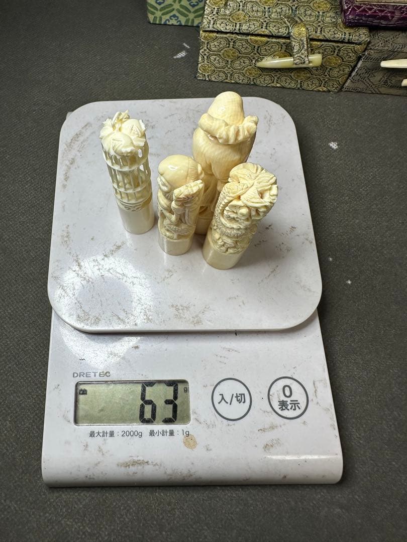 極上　印鑑　印材　置物　古美術品　 細密細工　骨董　アンティーク　彫刻 工芸品