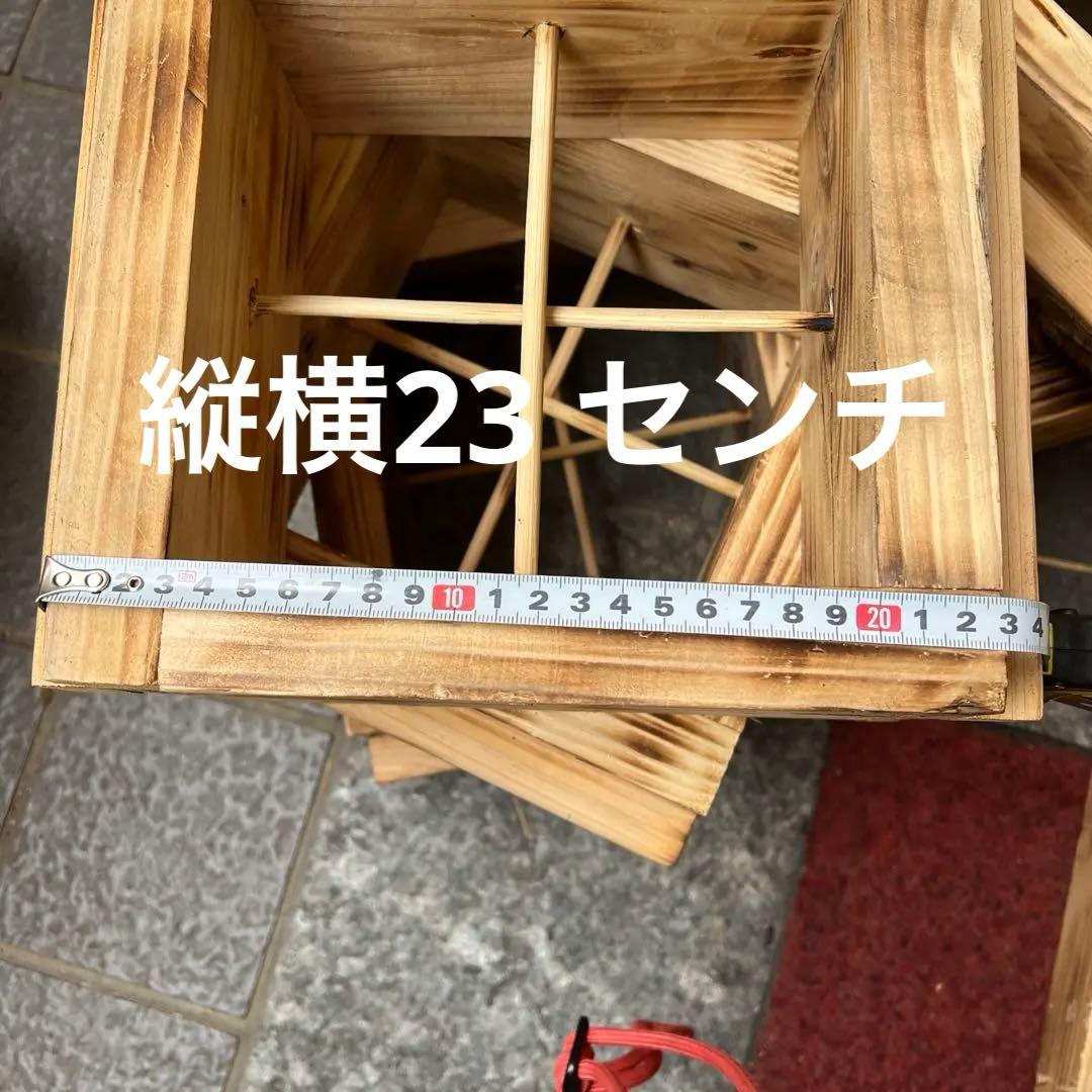 日本ミツバチ重箱式巣箱　手作り　６段