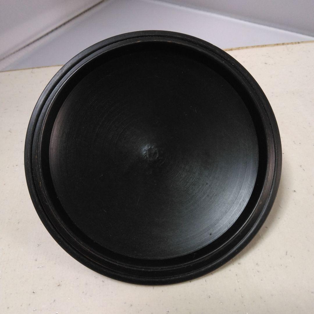 鬼面 風炉釜 　鉄　陶製敷瓦付　京焼　京のお道具