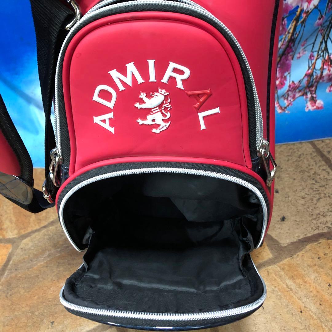 寶BV-1122 アドミラル ADMIRAL キャディバッグ レッド カート式