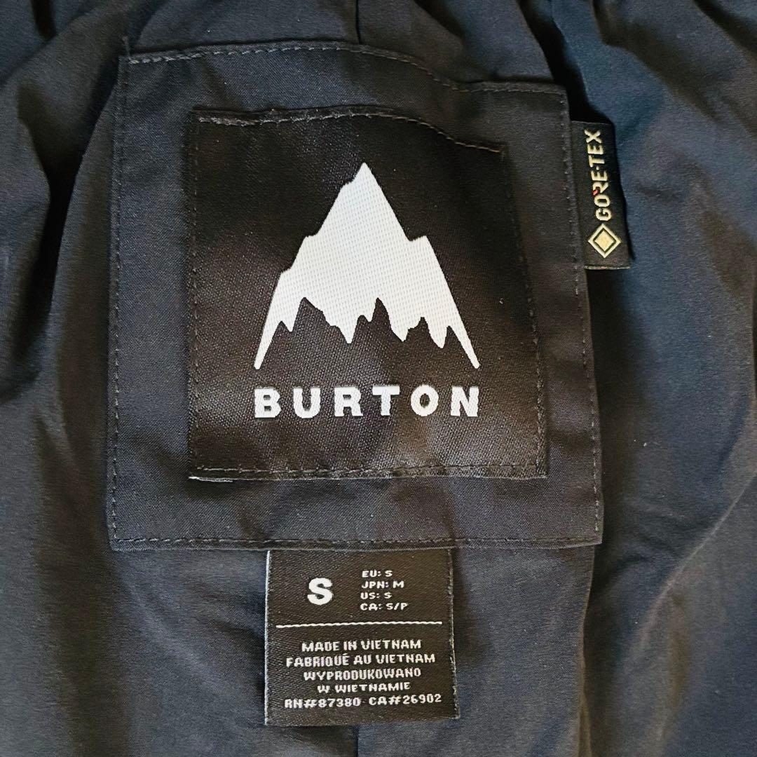 2576【極美品】バートン ビブパンツ ゴアテックス レディース スノボウェア