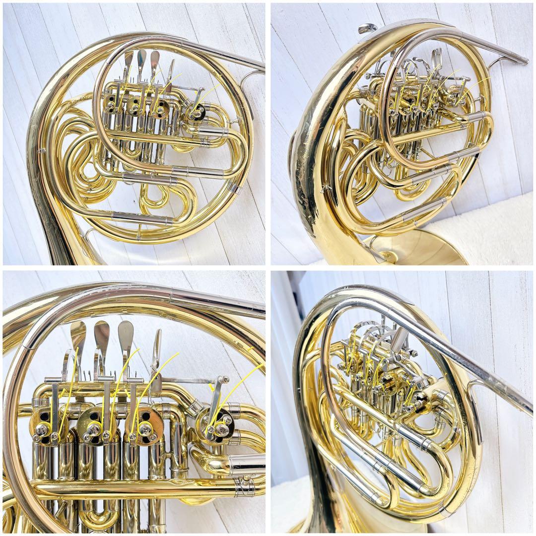 YAMAHA ヤマハ YHR-664 フルダブルホルン マウスピース付き