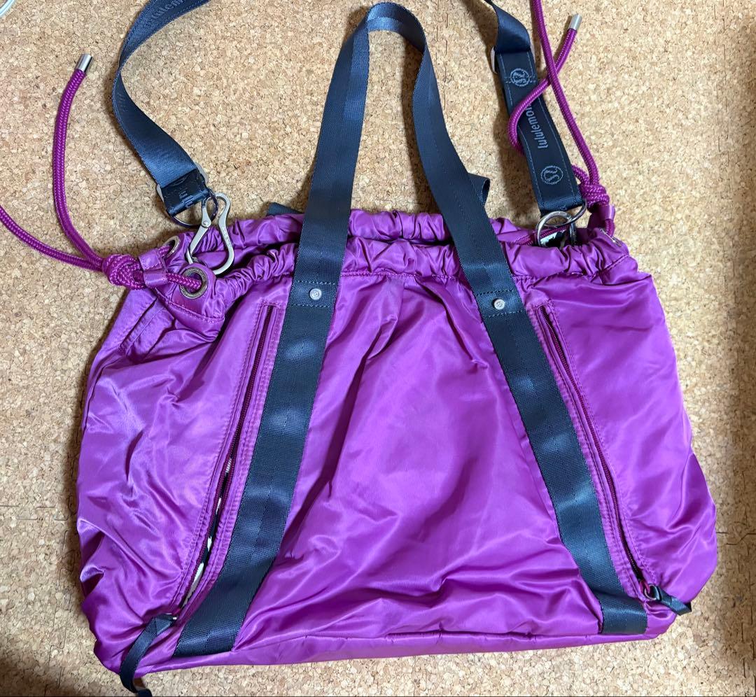 新品ルルレモン　スポーツバック　ヨガマット収納