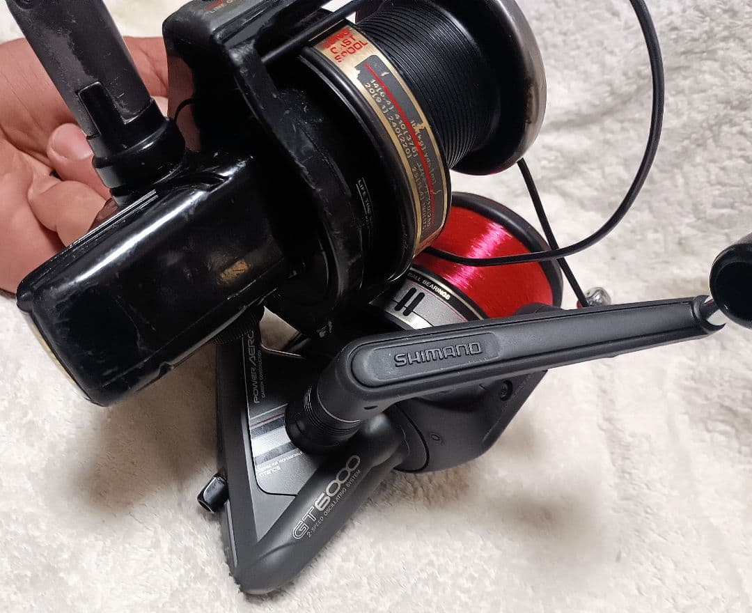 シマノチタノスパワーエアロGT7000ダイワロングビームGS-3000H遠投カゴ