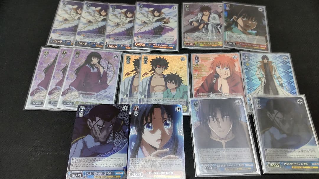 ヴァイス るろうに剣心 蒼紫 フルホイル　デッキ サイン4枚入