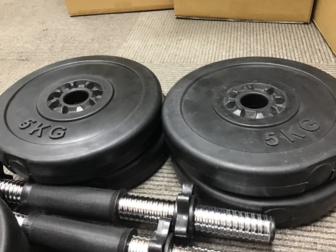 【OY】可変式ダンベルセット 20kg×2 計40kg